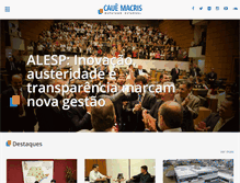 Tablet Screenshot of cauemacris.com.br